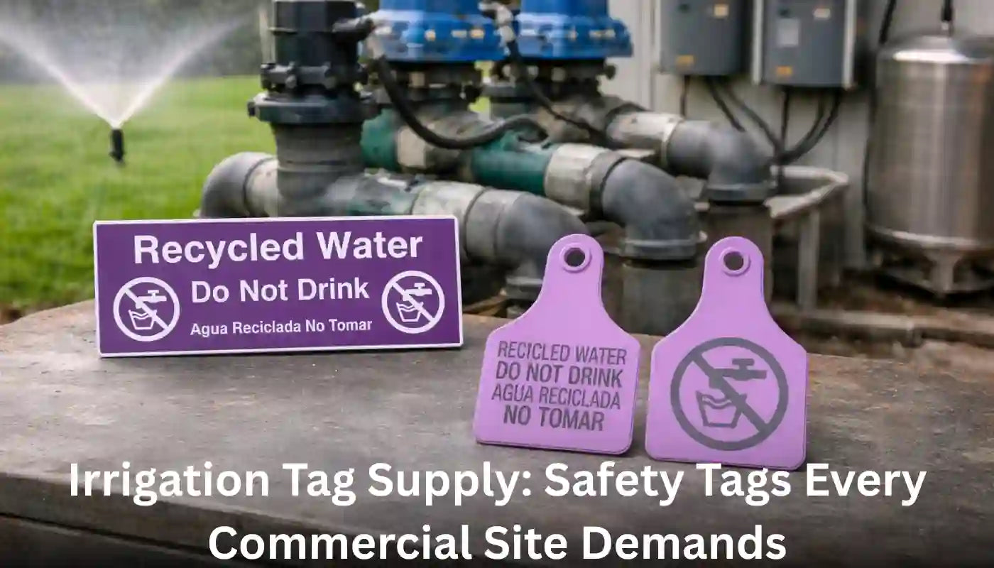 Irrigation Tag Supply: Safety Tags Every Commercial Site Demands