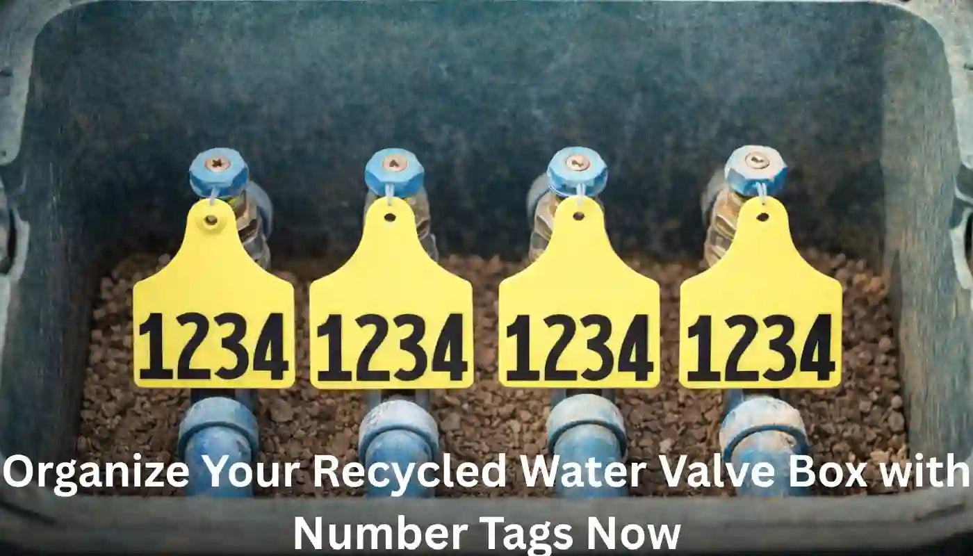 Organize Your Recycled Water Valve Box with Number Tags Now