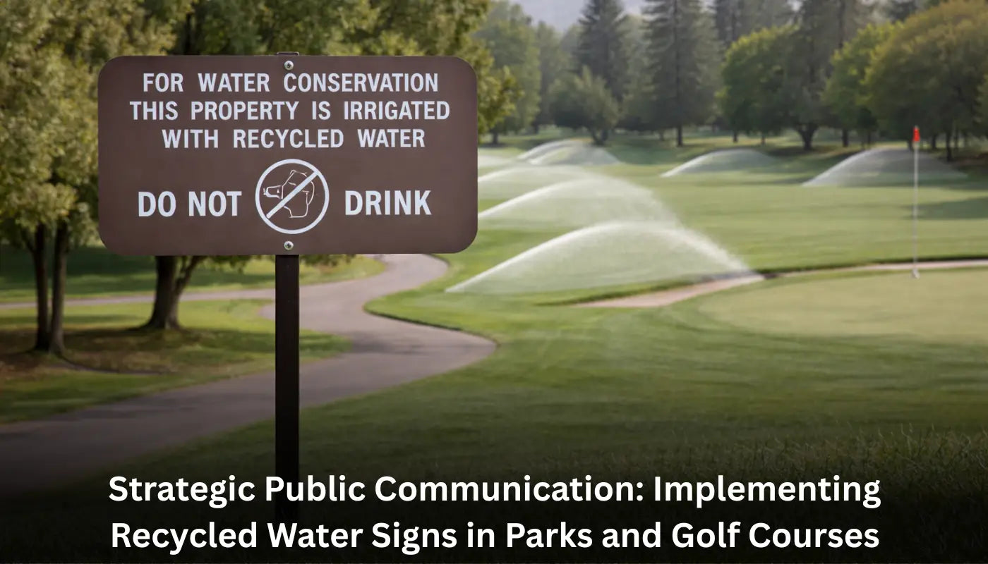 Strategic Public Communication: Implementing Recycled Water Signs in Parks and Golf Courses