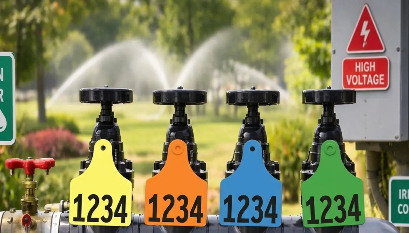 Irrigation System Organization Made Simple with Durable Valve Tags and Signage