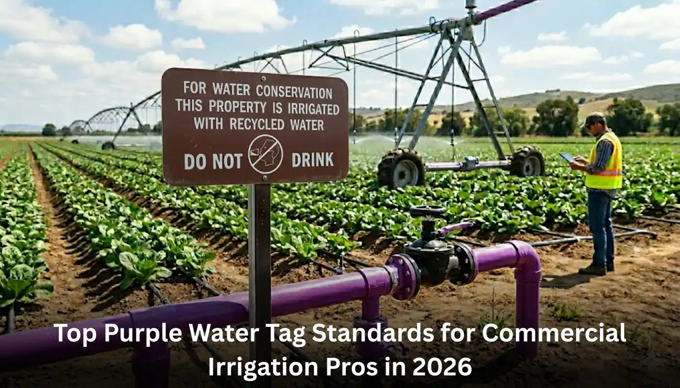 Top Purple Water Tag Standards for Commercial Irrigation Pros in 2026