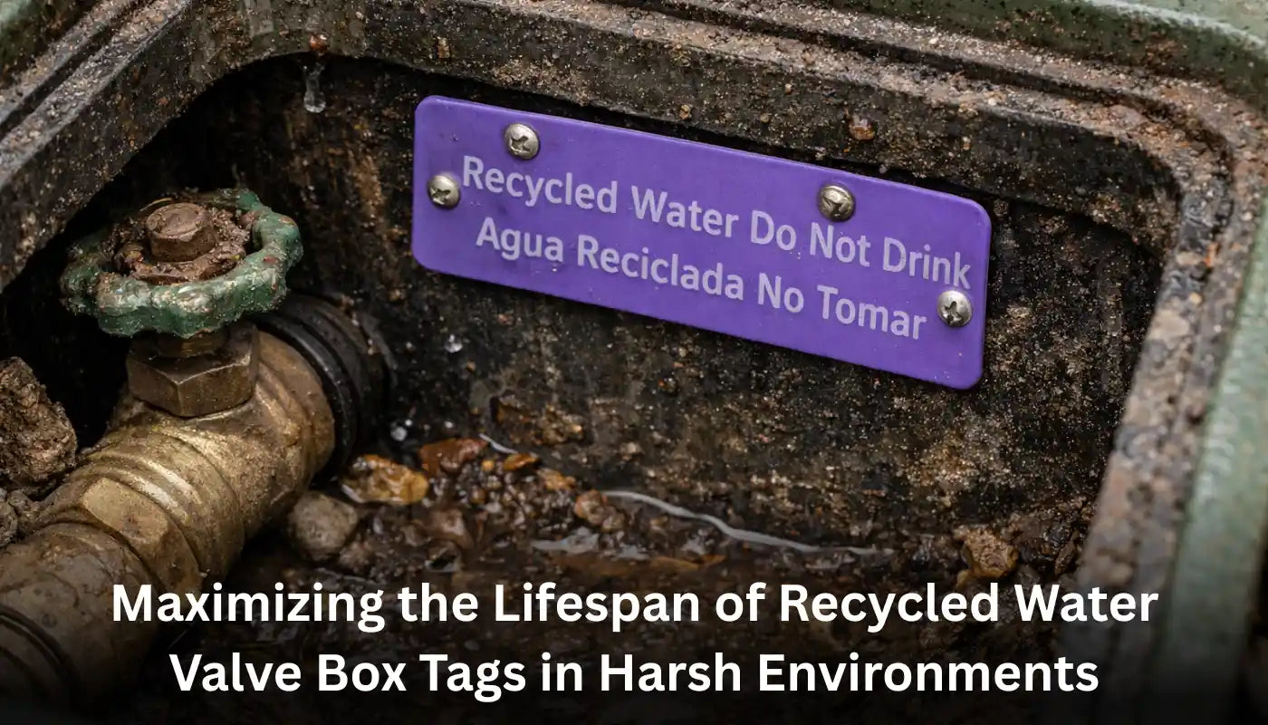 Maximizing the Lifespan of Recycled Water Valve Box Tags in Harsh Environments