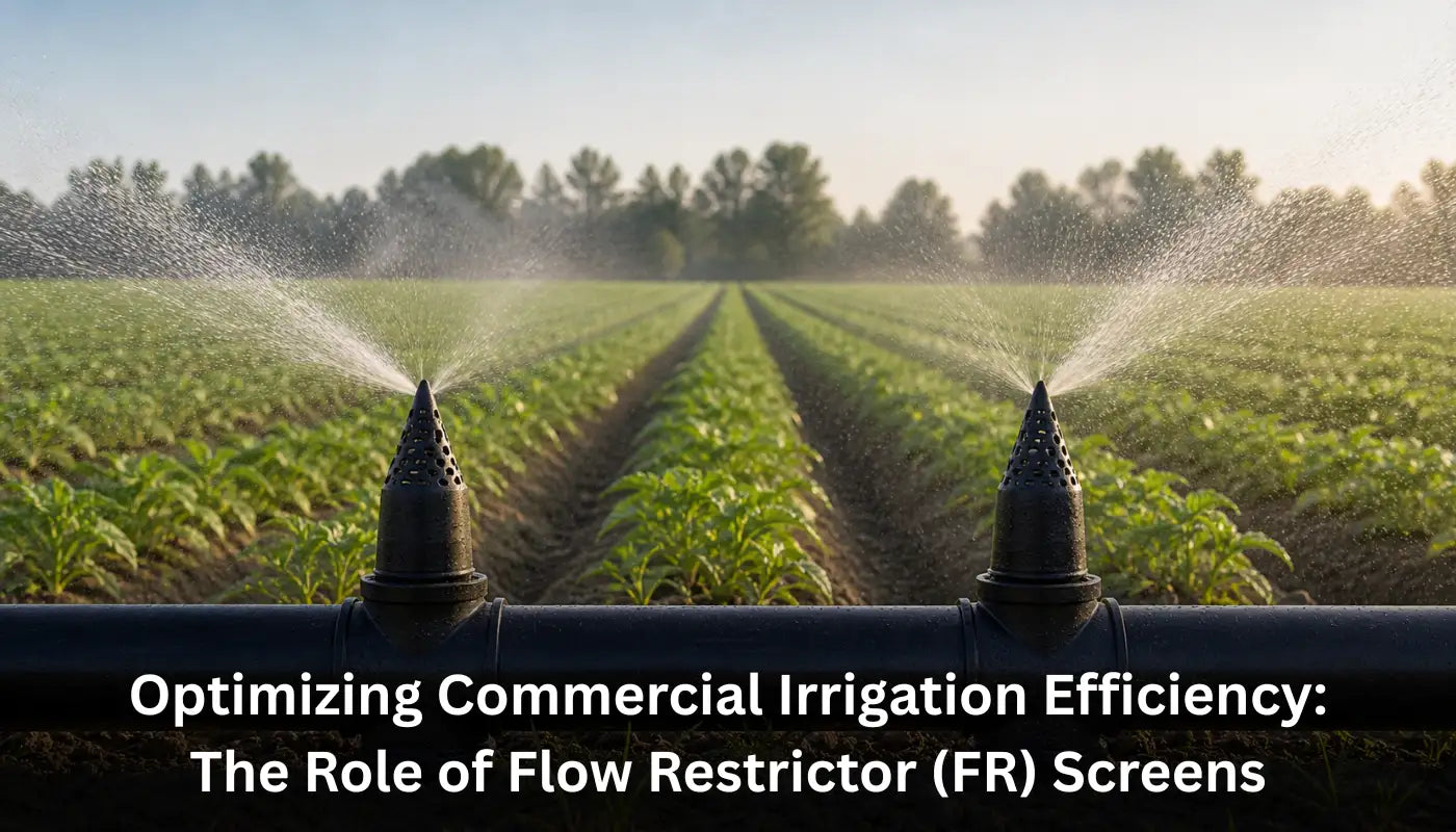 Optimizing Commercial Irrigation Efficiency: The Role of Flow Restrictor (FR) Screens