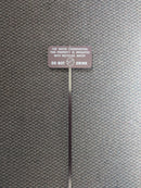 brown recycled water sign used to identify landscape areas using recycled water in Irvine, California.