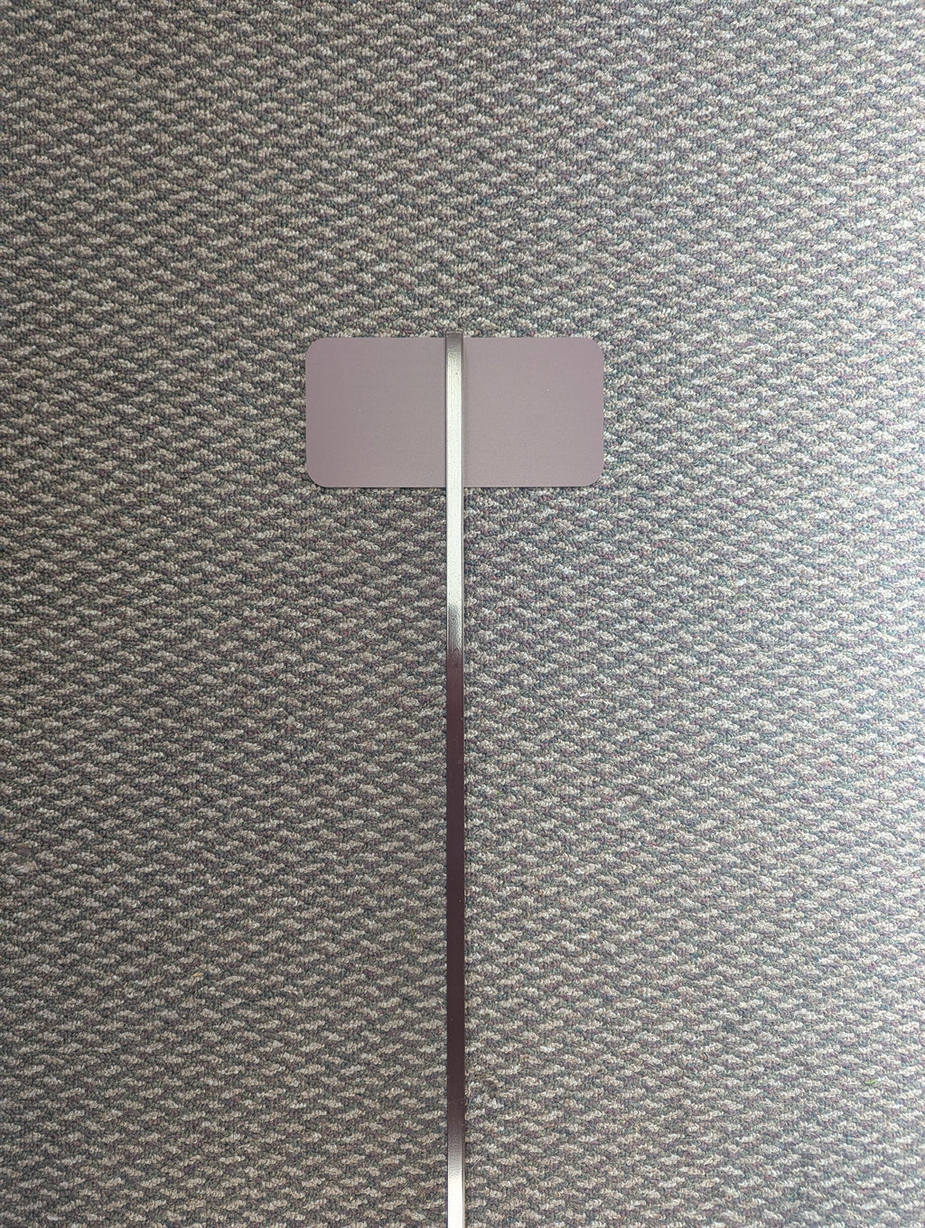 Aluminum Recycled Water Sign- Brown