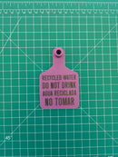 Recycled Water Hanger Tags