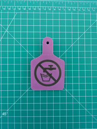 Back of Water Hanger Tag